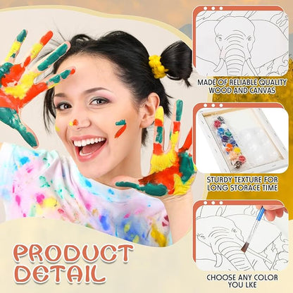 Zhanmai 12 Pack Pre Drawn Canvas - Image 3