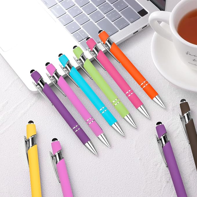 12 PCS 2 in 1 Stylus Ballpoint Pen - Image 6