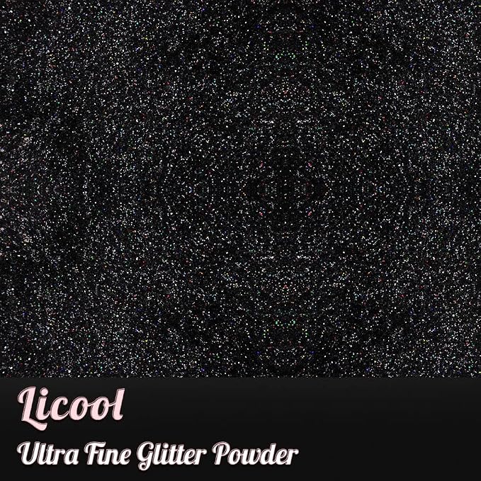 Holographic Extra Fine Craft Glitter Powder, 100g Iridescent Sequins, Loose - Image 2