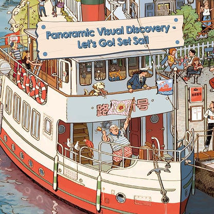MOMIBOOK Puzzles for Adults 1000 Piece Jigsaw Puzzles of Let's Go! Set Sail - Image 3