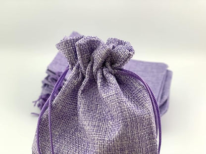 Palmhomee Pack of 25 Burlap Gift Bags - Image 3