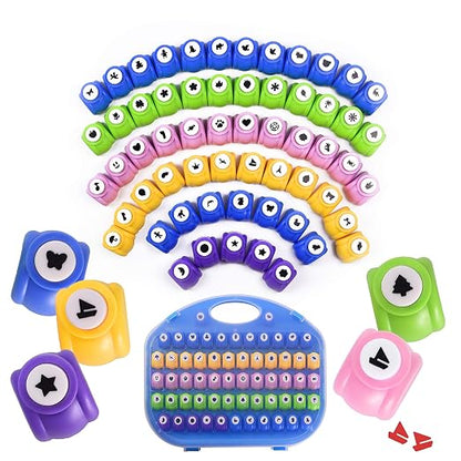 Shape Paper Punch Set | School Scrapbooking Paper Punchers by Manaloom