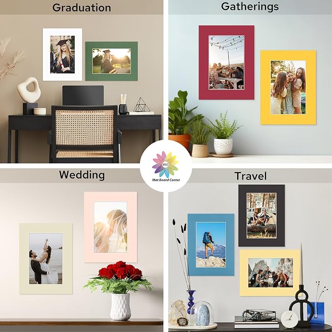 Mat Board Center, 12X16 Mix Color Mats - Image 4