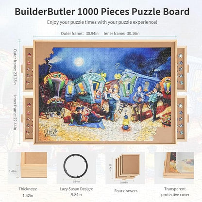 1000 Pieces Rotating Puzzle Board - Image 2