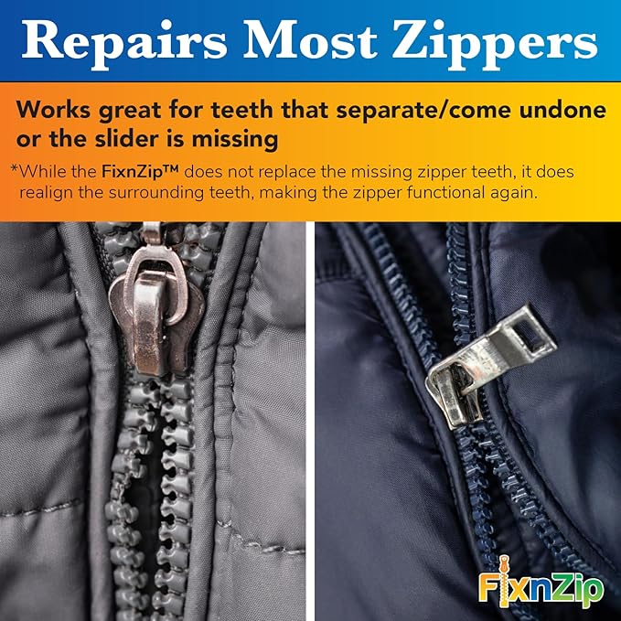 FixnZip - See Size Guide - Universal Zipper Repair Kit - Image 6