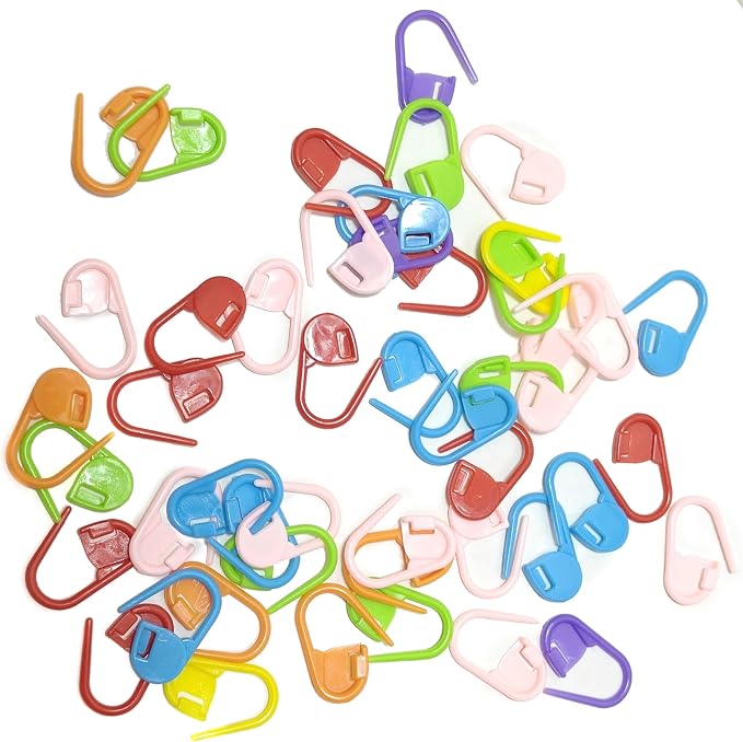60Pcs Colorful Knitting Markers Crochet Clips Crochet Pins Bulk Stitch Markers - Image 6
