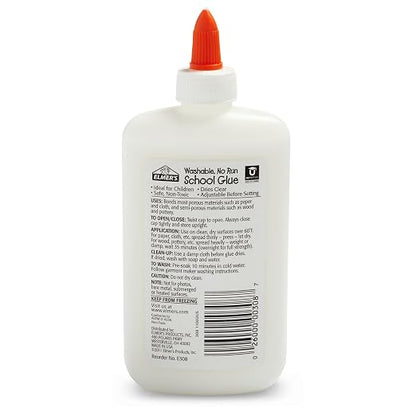 Elmer's Liquid School Glue Washable 7.6 oz Each 6 Count - Image 8