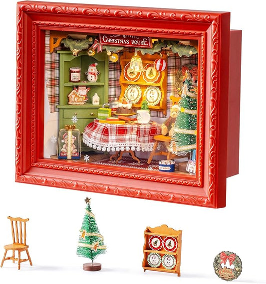 Rolife DIY Miniature House Kit, Mini Wooden Dollhouse Kit by Rolife