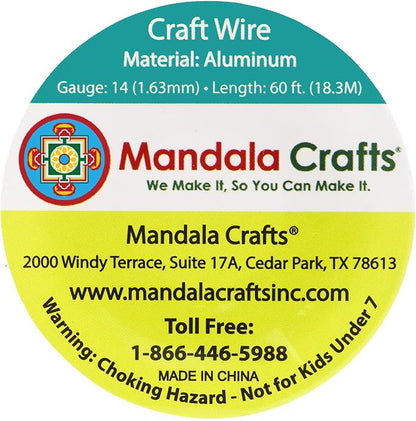 Mandala Crafts 14 Gauge Anodized Aluminum Craft Wire - Image 3