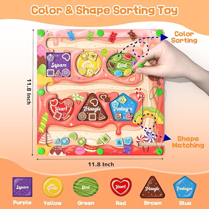 Magnetic Color & Shape Maze - Image 2