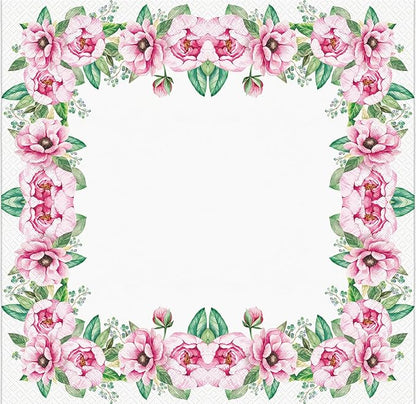 20-ct 13x13 Flowers Paper Luncheon Decoupage Napkins, 3-Ply Servilletas Printed - Image 6