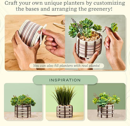 Lifelines FlowCrafts, Cord-Wrapped Planters - Image 4