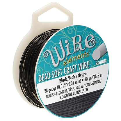 The Beadsmith Wire Elements Craft Wire – Tarnish Resistant, Soft Temper by TheBeadsmith