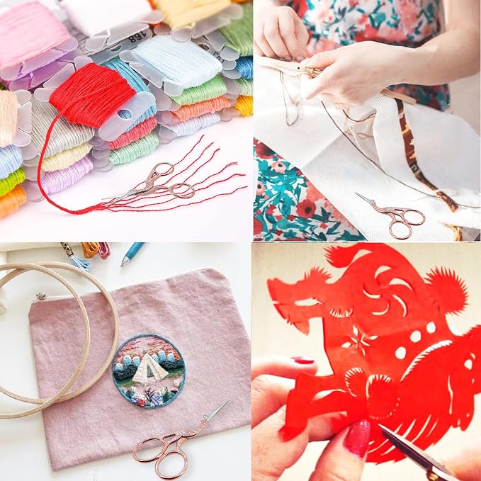 BIHRTC 3.6 Inch Embroidery Scissors Small Precision Embroidery Scissors - Image 5