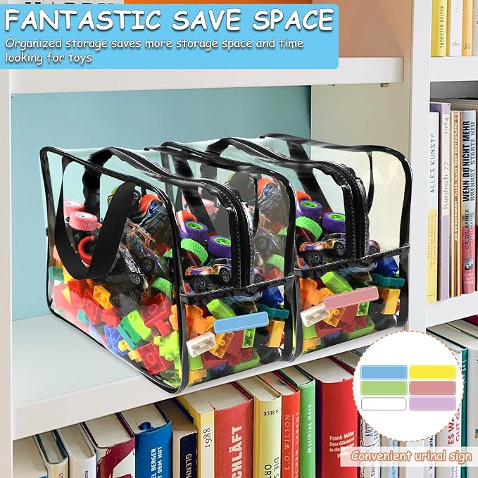 6 Packs Widen X-Large Toy Storage Bags 12.6×9.25×6.9In - Image 6