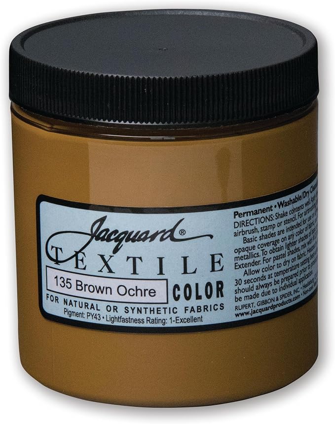 Textile Color Paint BRWN Ochre by Jacquard