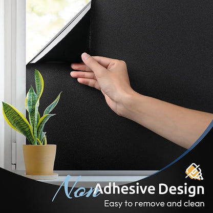 rabbitgoo Blackout Window Film, Sun Heat Blocking Privacy Cover - Image 5