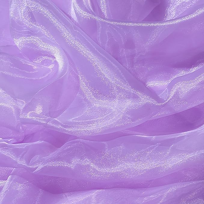 Fynite Sheer Organza Fabric | 2 Yards Long | 44" Wide | Bridal Solid Sheer - Image 4
