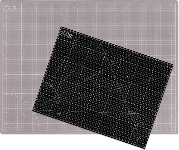 Elan Cutting Mat A0 Black & Taupe, Extra Large Self Healing Cutting Mat 36 x 48 - Image 3