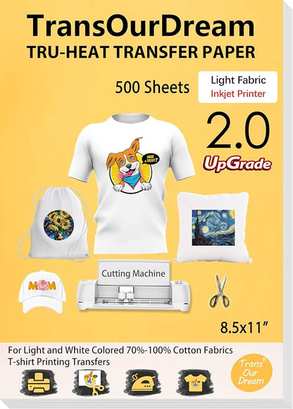 TransOurDream Heat Iron on Transfer Paper by TransOurDream