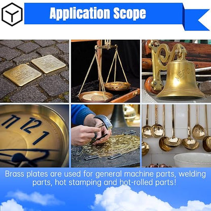 Brass Sheet, 99.9% Pure Brass Plates - Image 5