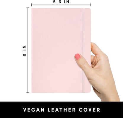 PAPERAGE Lined Journal Notebook, 160 Pages, Medium 5.6 in x 8 in - Image 2