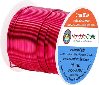 Mandala Crafts 20 Gauge Anodized Aluminum Craft Wire - Image 2