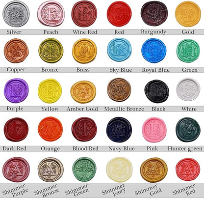TELOSMA Matte Dark Red Glue Gun Sealing Wax Sticks Wax Seal Rod - Image 7