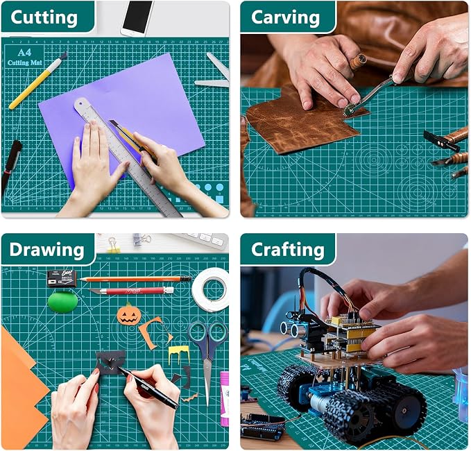 Cutting Mat 9"x12" Self Healing Cutting Mat Size Double Sided 5-Ply Rotary - Image 7