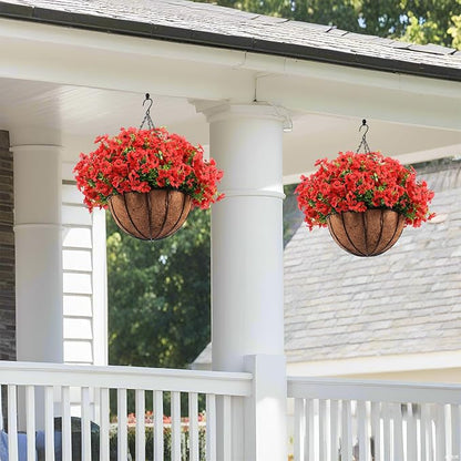 Hananona 24 Pcs Artficial Outdoor Flowers - Image 5