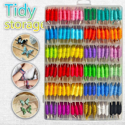 Friendship Bracelet Kit Embroidery Floss - Image 4