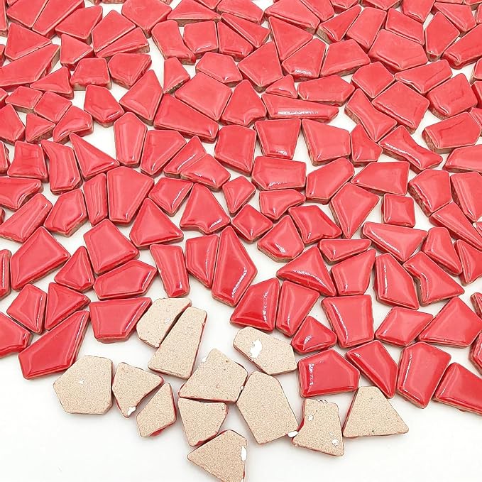 1.1LB Irregular Ceramics Mosaic Tiles, Mosaic Pieces Stones - Image 9