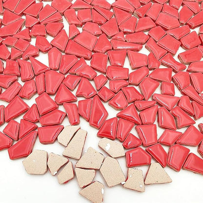 1.1LB Irregular Ceramics Mosaic Tiles, Mosaic Pieces Stones - Image 9