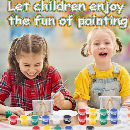 20 Pack Mini Acrylic Paint Set, 12 Colors Acrylic Paints Strips - Image 5