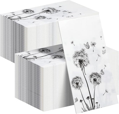 200 Sheets Dandelion Guest Towels Disposable by Pajean