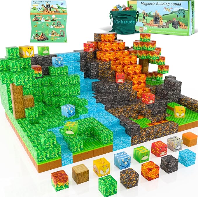 1 inch Magnetic Blocks by Kinhzrude
