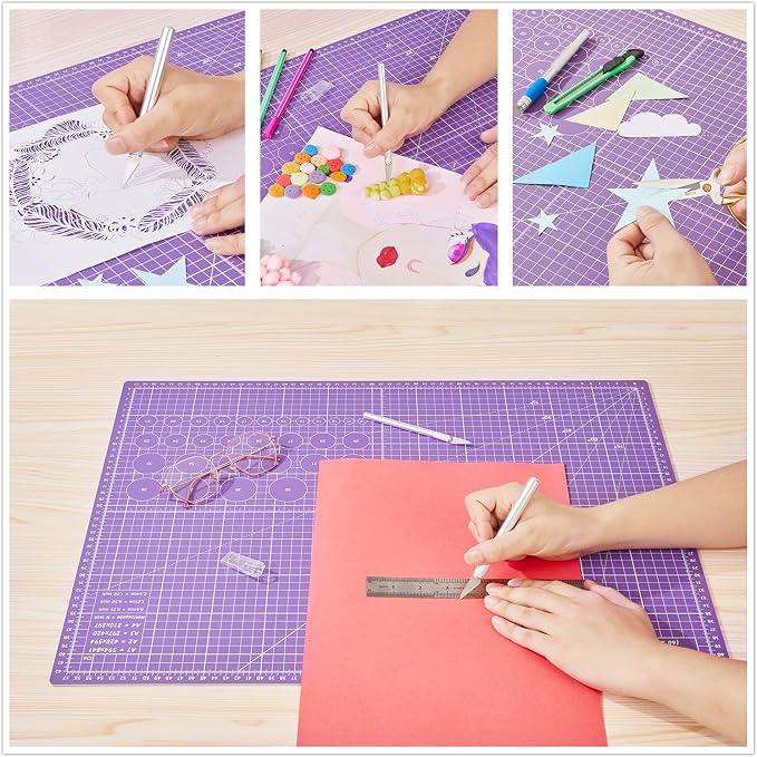 HEADLEY TOOLS 18"x24" Thickened Self Healing Cutting Mat, A2 Rotary Cutting - Image 6