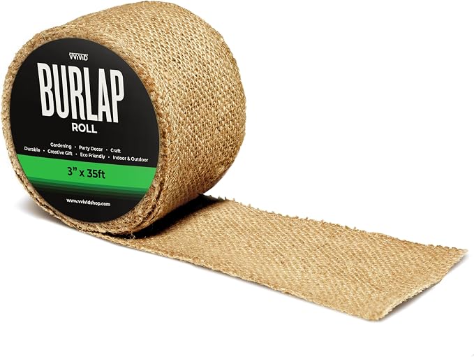 VViViD Burlap Fabric Roll Natural Jute by VVIVIDVINYLS