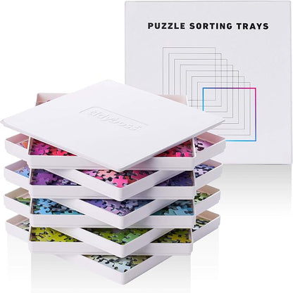 Tidyboss 8 Puzzle Sorting Trays by Tidyboss