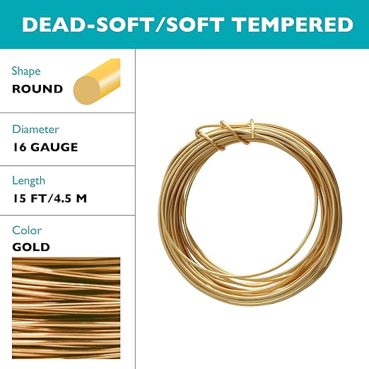 The Beadsmith Wire Elements Craft Wire – Tarnish Resistant, Soft Temper - Image 2