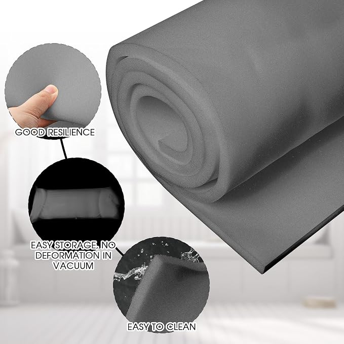 Amylove Polyurethane Foam 24" x 72" High Density Cushion Upholstery Foam Sheet - Image 3