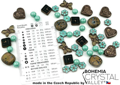 45+ pcs of Focal Glass Bead Mix - Image 2