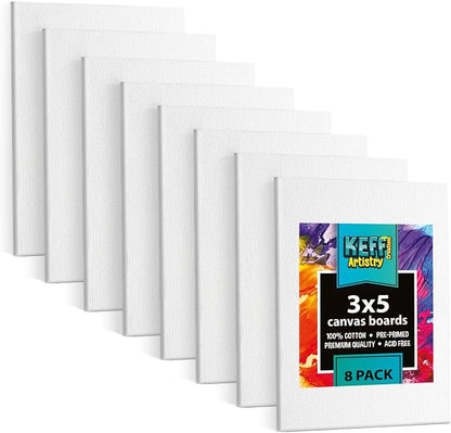 KEFF Canvas Boards for Painting by KeffCreations