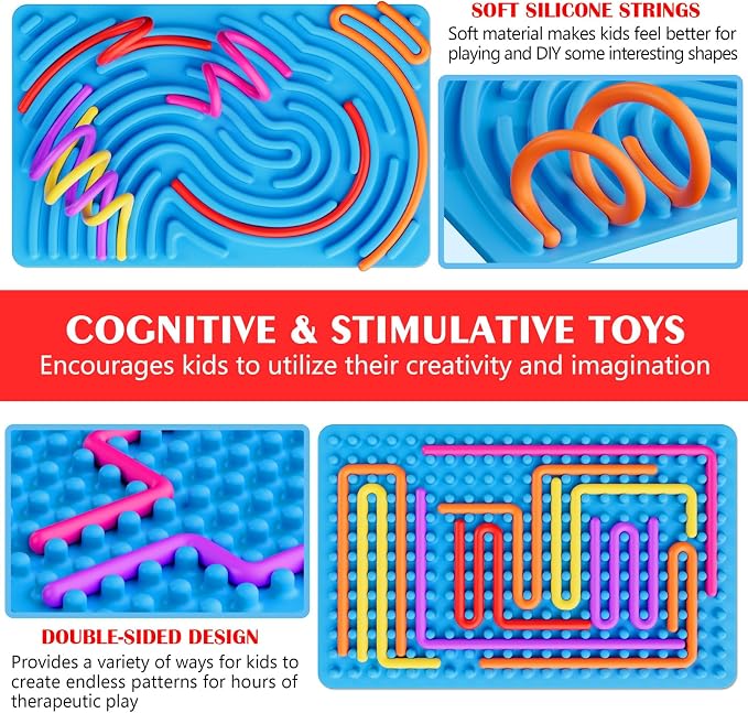 Sensory Fidget Toys for Kids Toddler Boys, Sensory Activity Board for Stress - Image 2