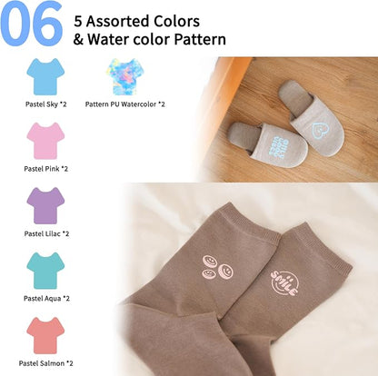 QuuCut Heat Transfer Vinyl Bundle: 12 Pack 12" x 10" Sheets, Watercolor Pattern - Image 2