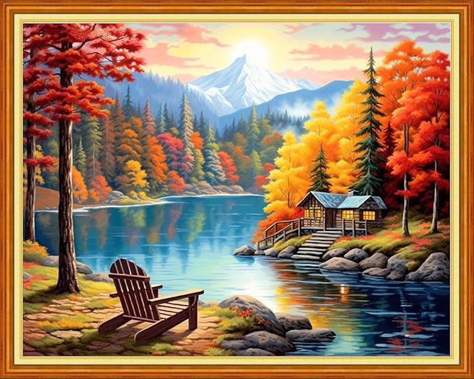 Redxing Stamped Cross Stitch Kits Full Range of Embroidery Starter Kits- by RedxingStampedCrossStitchK