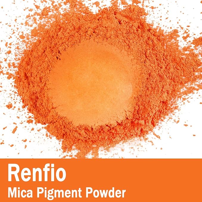 Renfio 100g Mica Powder Pigment, Metallic Natural Dye Mineral Pearl Shimmer - Image 2