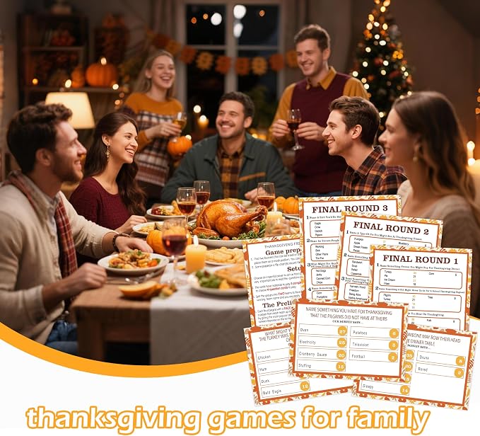 Thanksgiving Family Feud Game, Thanksgiving Party Games - Image 5