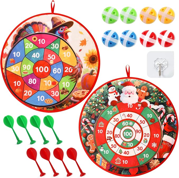 Thanksgiving Games: 29" Turkey Dart Board by Halovin