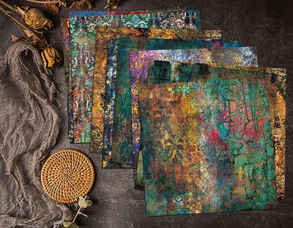 Scrapbook Paper Pad, 24 Sheets Mixture Colored Paper, Scrapbooking Supplies - Image 5